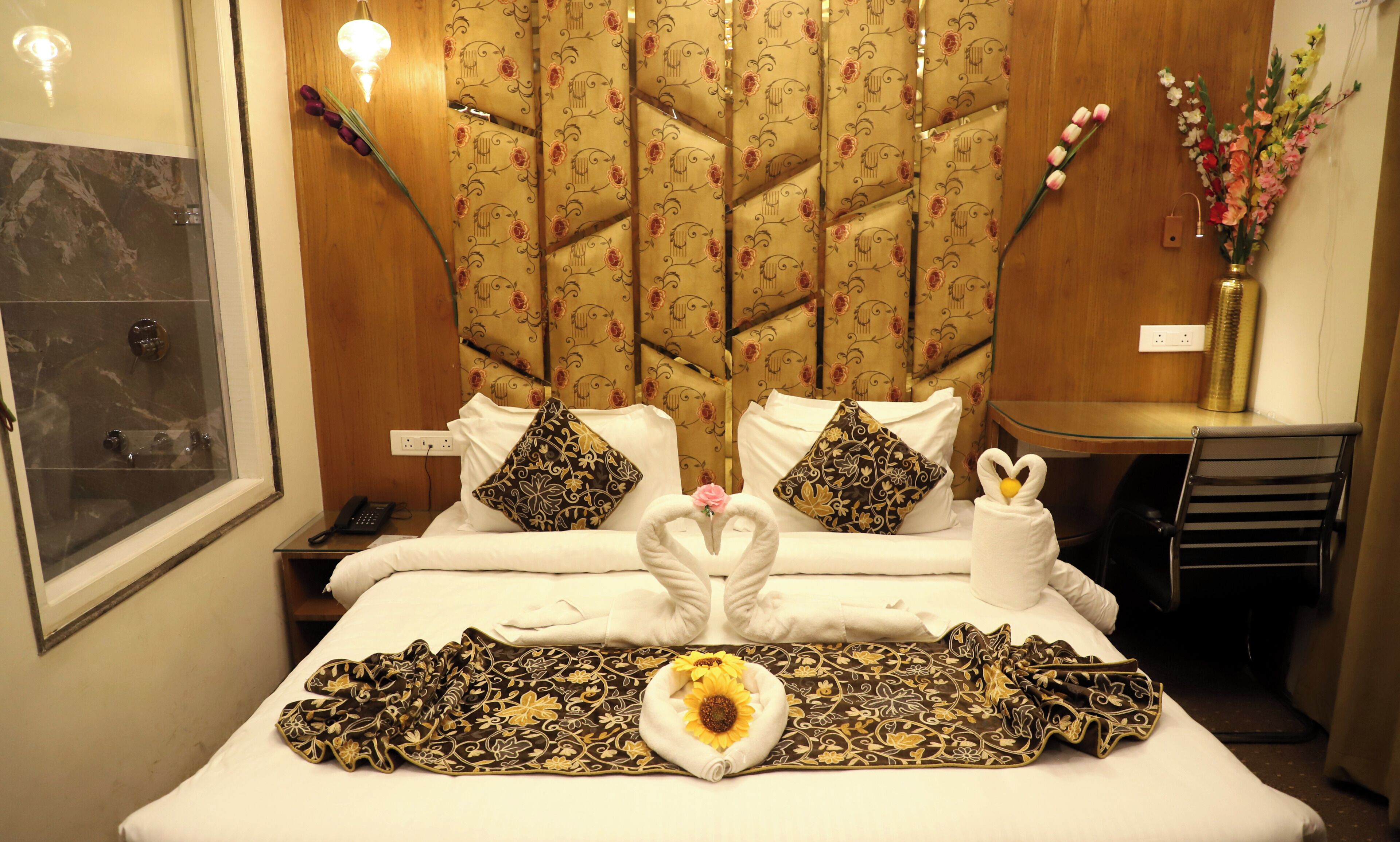 Deluxe Room, City View | Down comforters, minibar, desk, laptop workspace