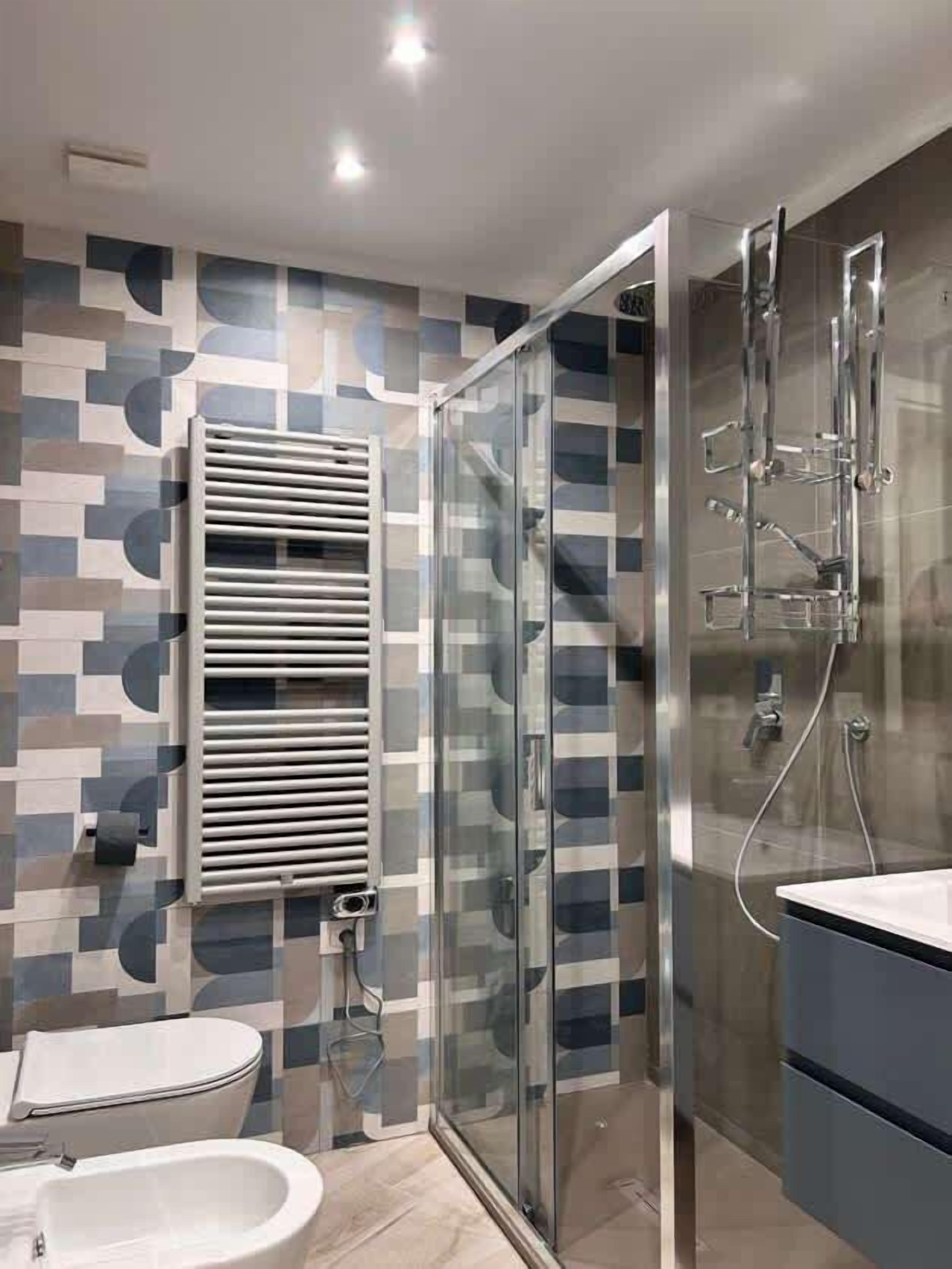 Een douche, een haardroger