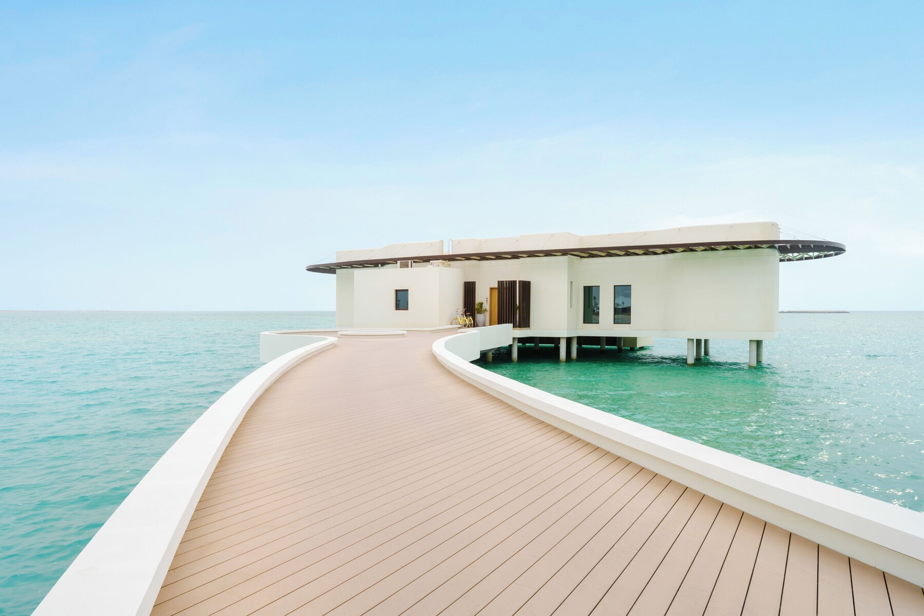Villa, 2 Bedrooms, Overwater | Frette Italian sheets, premium bedding, down duvets, memory-foam beds