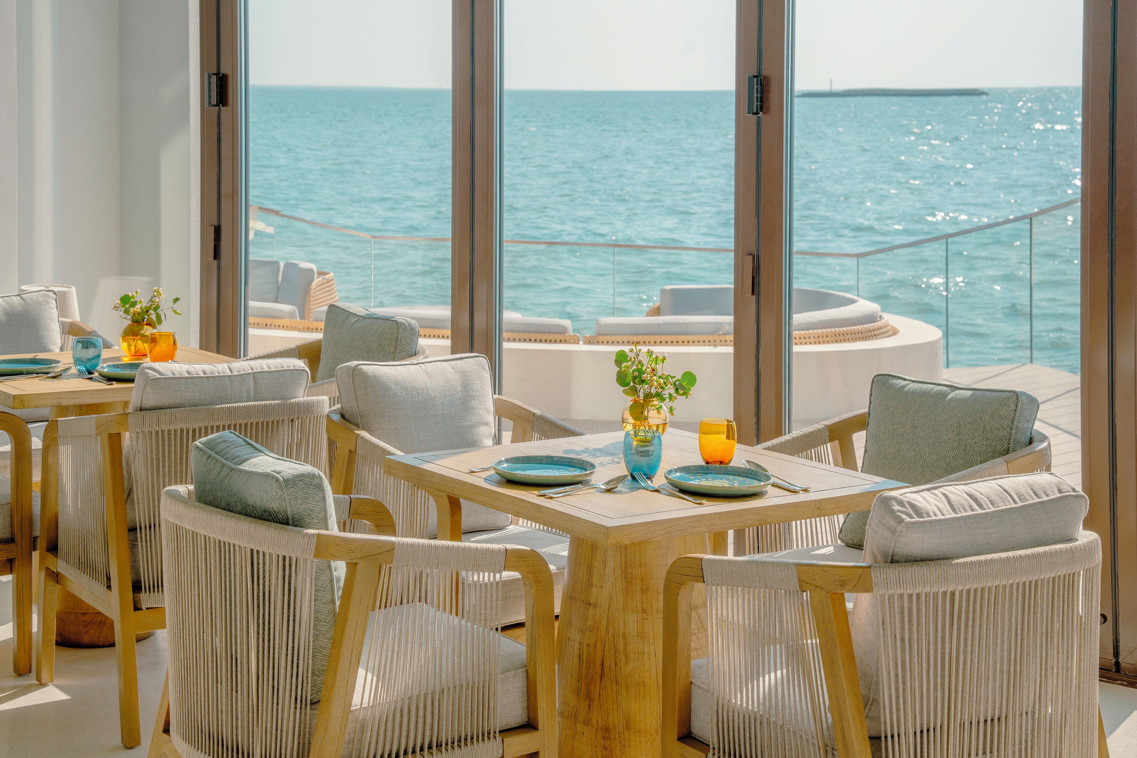 4 restauranter, frokost serveres