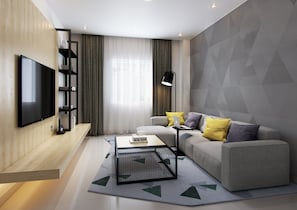 Smart TV de 55 pulgadas con canales por cable