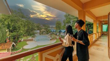 Classic Cottage, Pool View | Balcony view