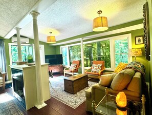 Älytelevisio, takka, stereot