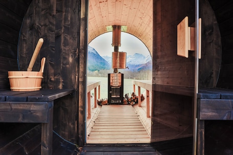 Sauna. Phillipshaugen Lodge