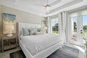 3 habitaciones, tabla de planchar con plancha y cuna de viaje