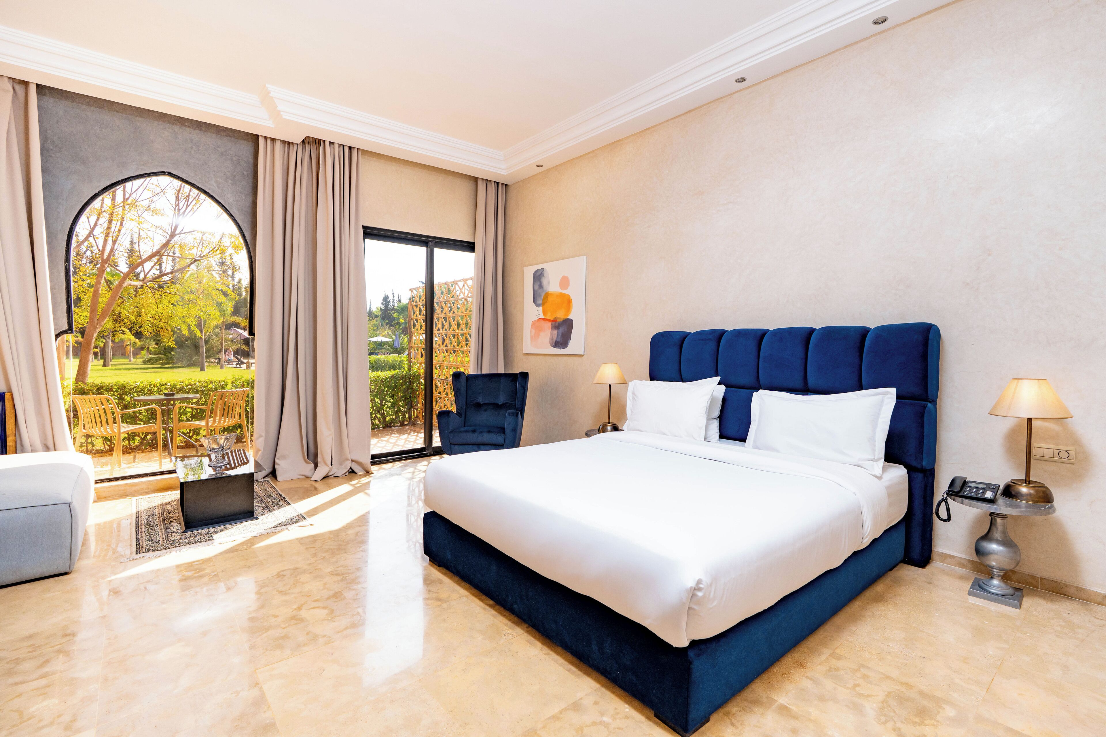Deluxe Double Room, Balcony, Pool View | Premium bedding, pillowtop beds, minibar, in-room safe