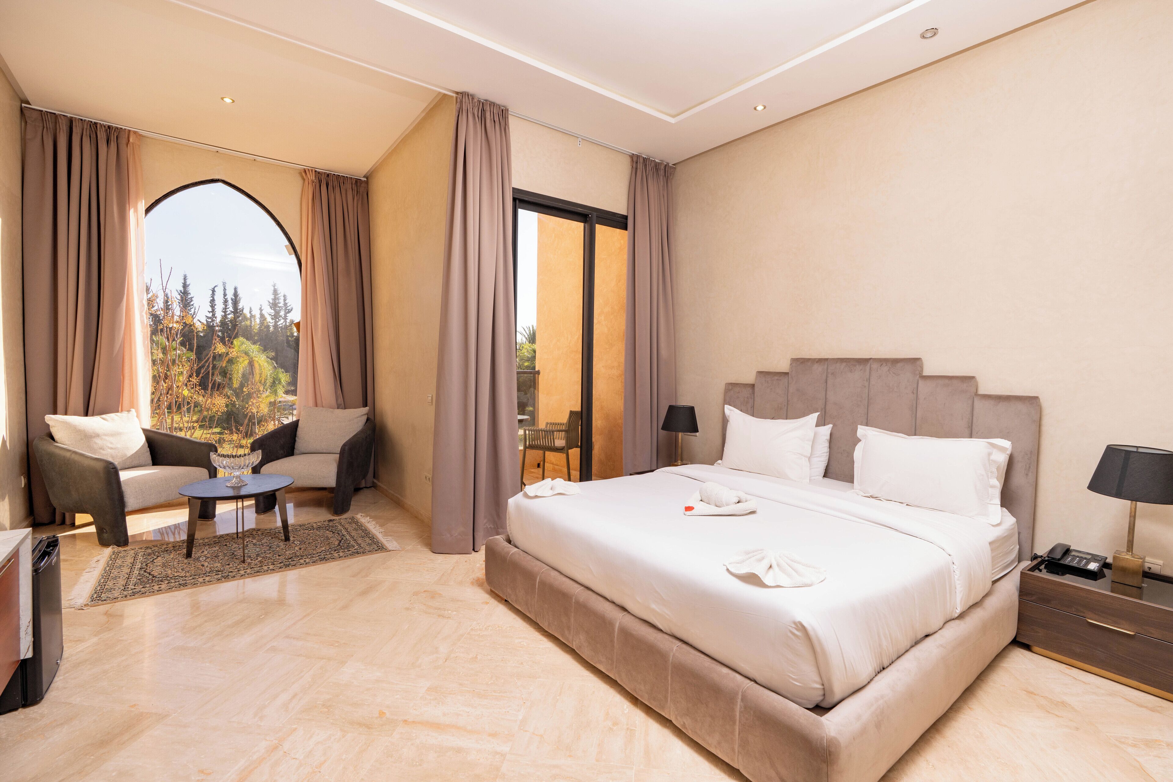 Deluxe Double Room, Balcony, Pool View | Premium bedding, pillowtop beds, minibar, in-room safe