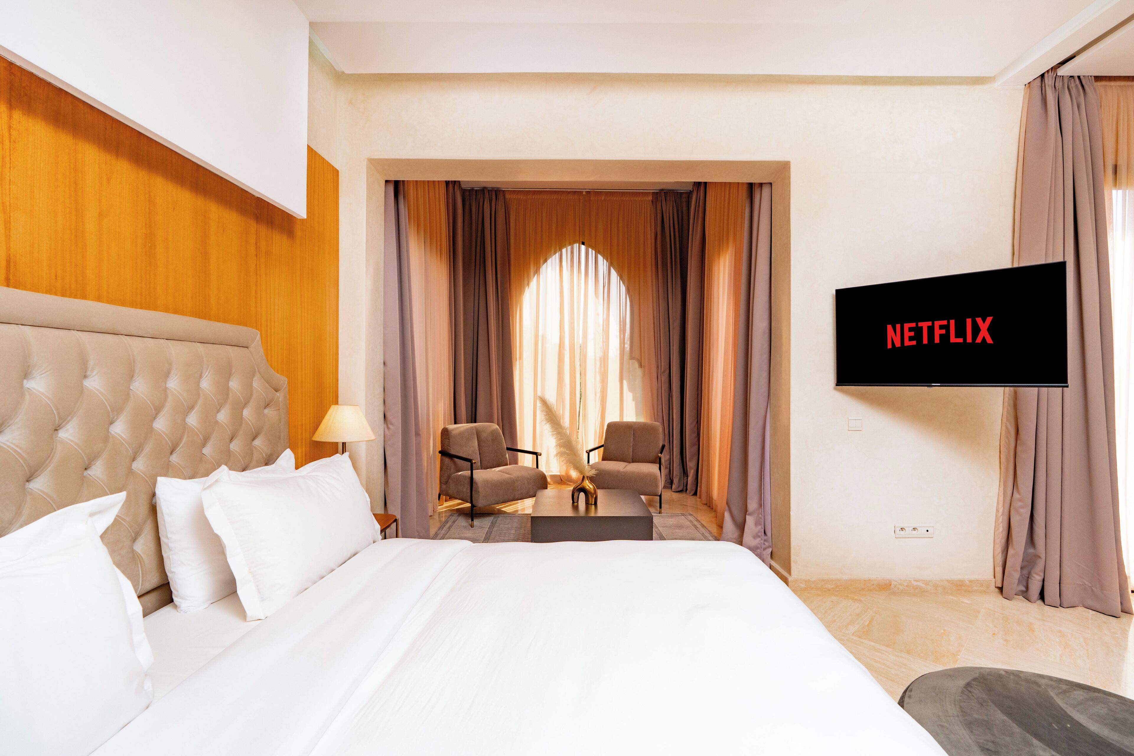 Superior Suite, Balcony, Pool View | Premium bedding, pillowtop beds, minibar, in-room safe