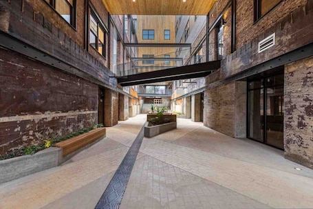 Property grounds. #302 New Downtown Condo on Morris Ave