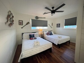 2 bedrooms, in-room safe, iron/ironing board, WiFi