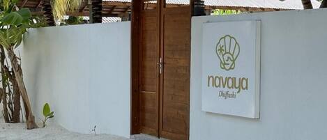 Voorkant van accommodatie