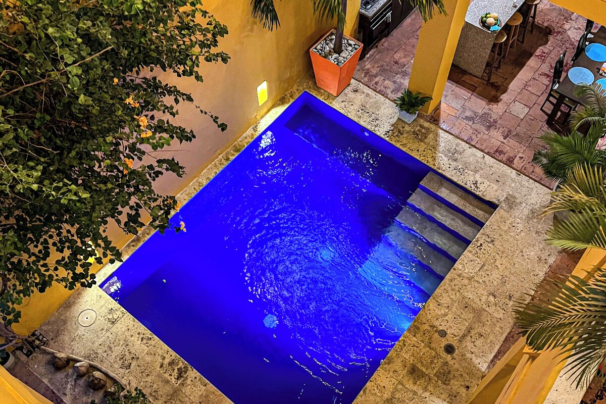 Family Quadruple Room, Pool View | View from room