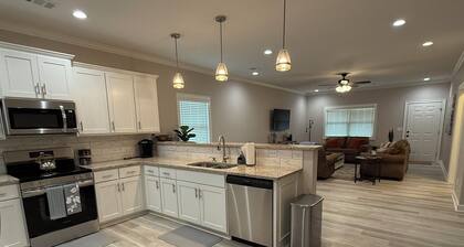 Galloway Place: a spacious 3-bedroom, 2-bath home that sleeps six.