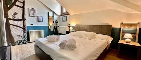 1 slaapkamer, een strijkplank/strijkijzer, wifi, beddengoed
