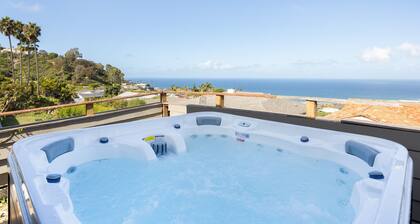 Parasol by Avantstay Hilltop Ocean View Escape w Large Patio Pool Table