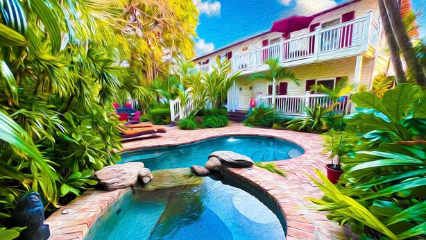 Unclassified image, 1 of 18, button - Emma s Secret by Avantstay Heart of Old Town w Shared Pool Month Long Stays Only (Key West)