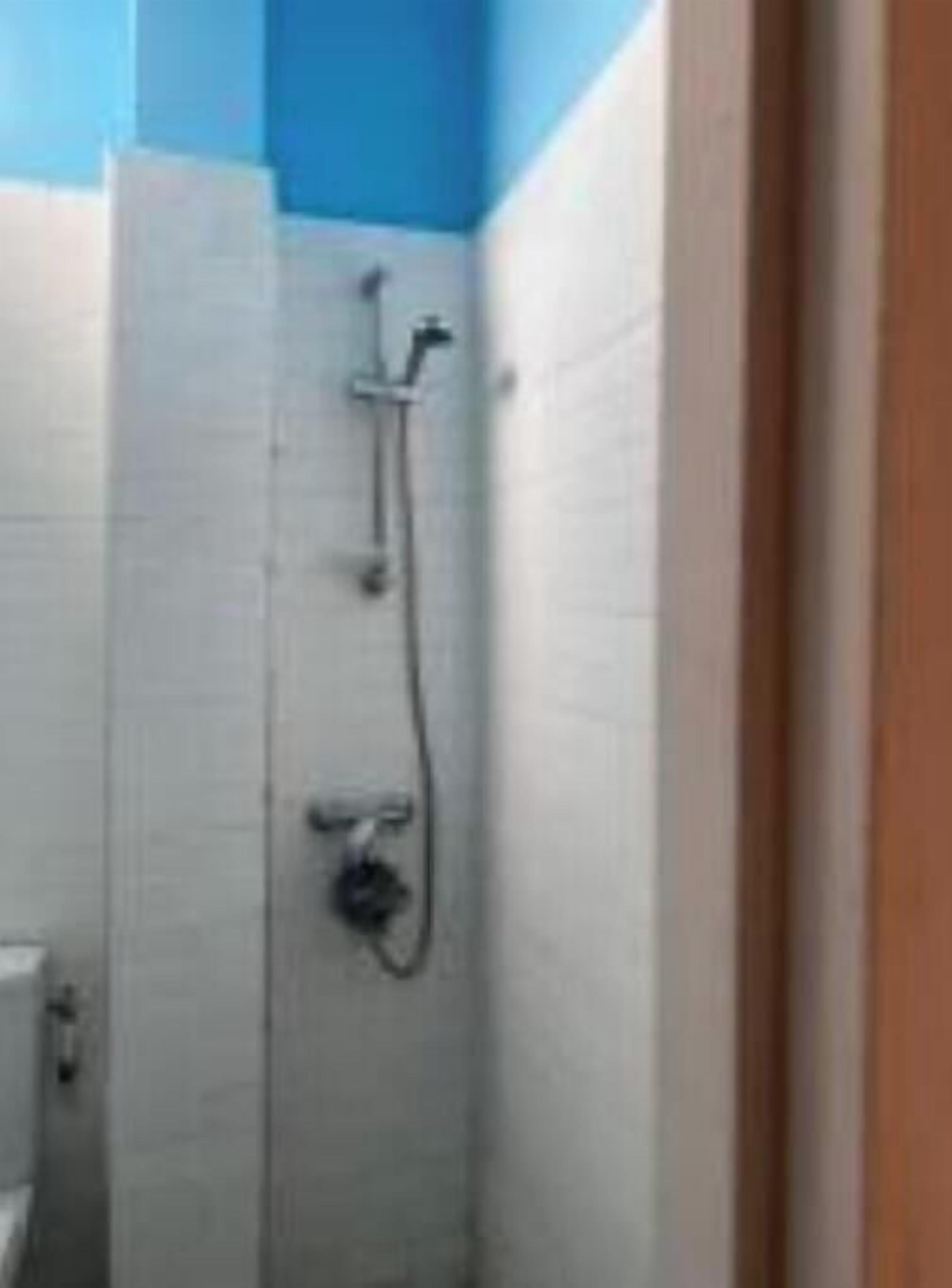 Secador de cabelo, toalhas de banho, sabonete, papel higiênico