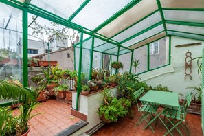 Outdoor dining - Elegantis.it Architect's House in Campo dè Fiori (Roma)