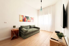 Smart TV, books, music library, video library