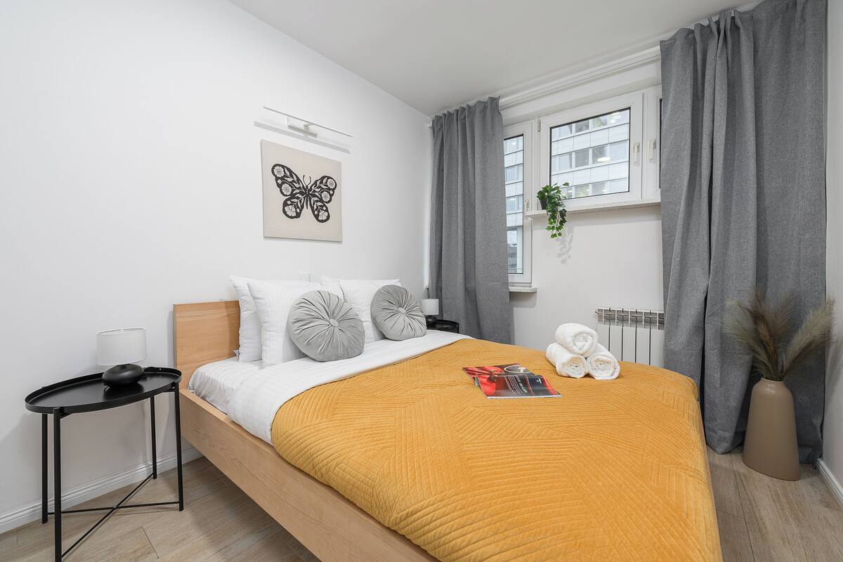 2 chambres, literie de qualité supérieure, rideaux occultants