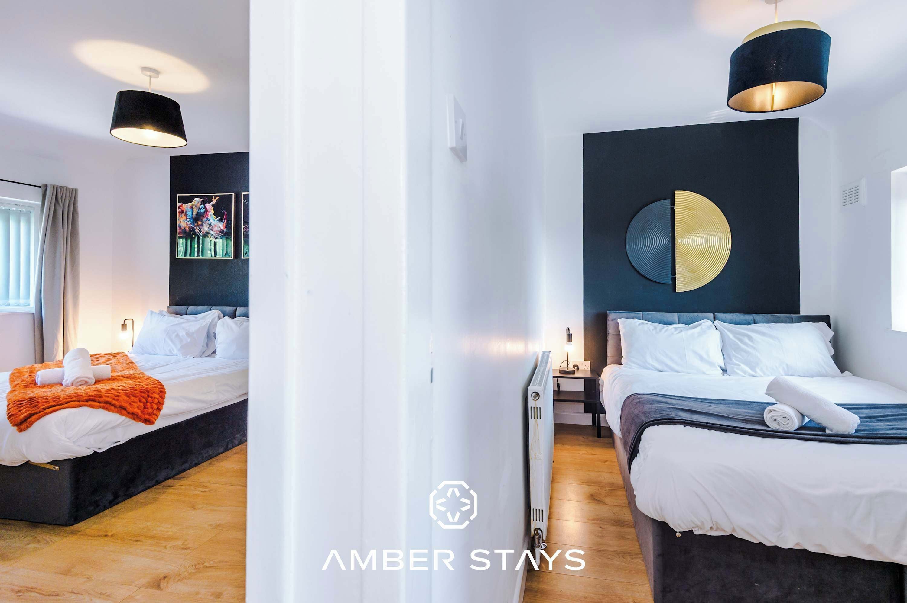 4 bedrooms, iron/ironing board, travel cot, WiFi