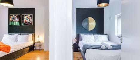 4 soverom, strykejern/-brett, reiseseng for barn og wi-fi