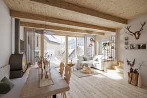 House | Living area - Alpine Chalet With Private Sauna (Oberwölz)