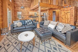 Smart TV, fireplace, video games, table football