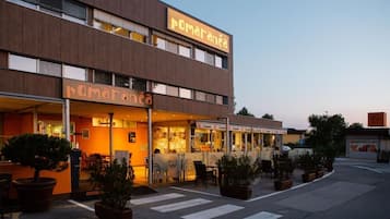 Voorkant van accommodatie