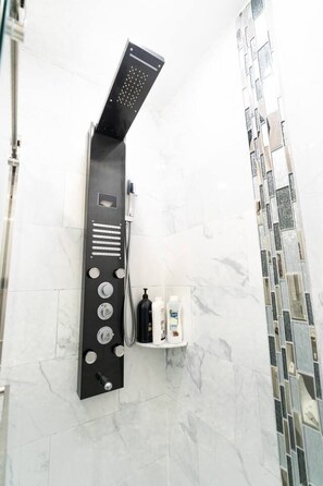 Free toiletries, hair dryer
