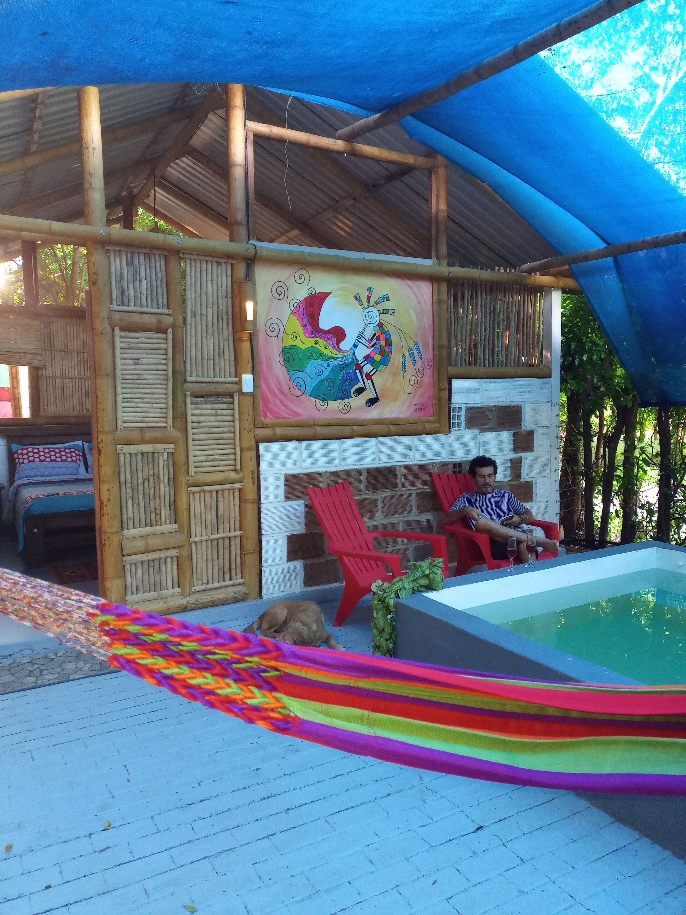 Vue depuis l’hébergement