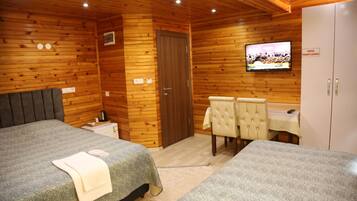 Desk, laptop workspace, free WiFi