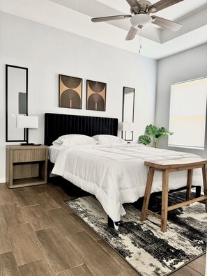1 bedroom, in-room safe, iron/ironing board, free WiFi