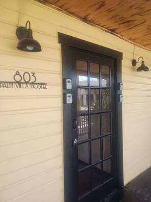 Façade de l’hébergement