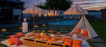 Beautiful and cozy family house with pool and barbecue.