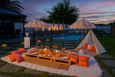 Beautiful and cozy family house with pool and barbecue.