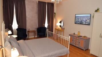 2 chambres, fer et planche Ă repasser, Wi-Fi, draps fournis