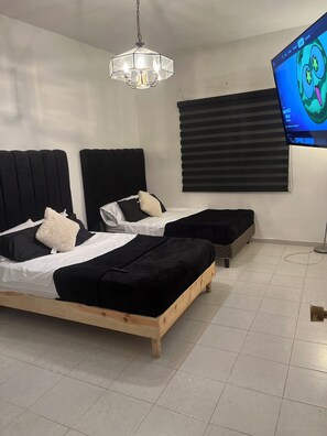 Desk, iron/ironing board, free WiFi, bed sheets