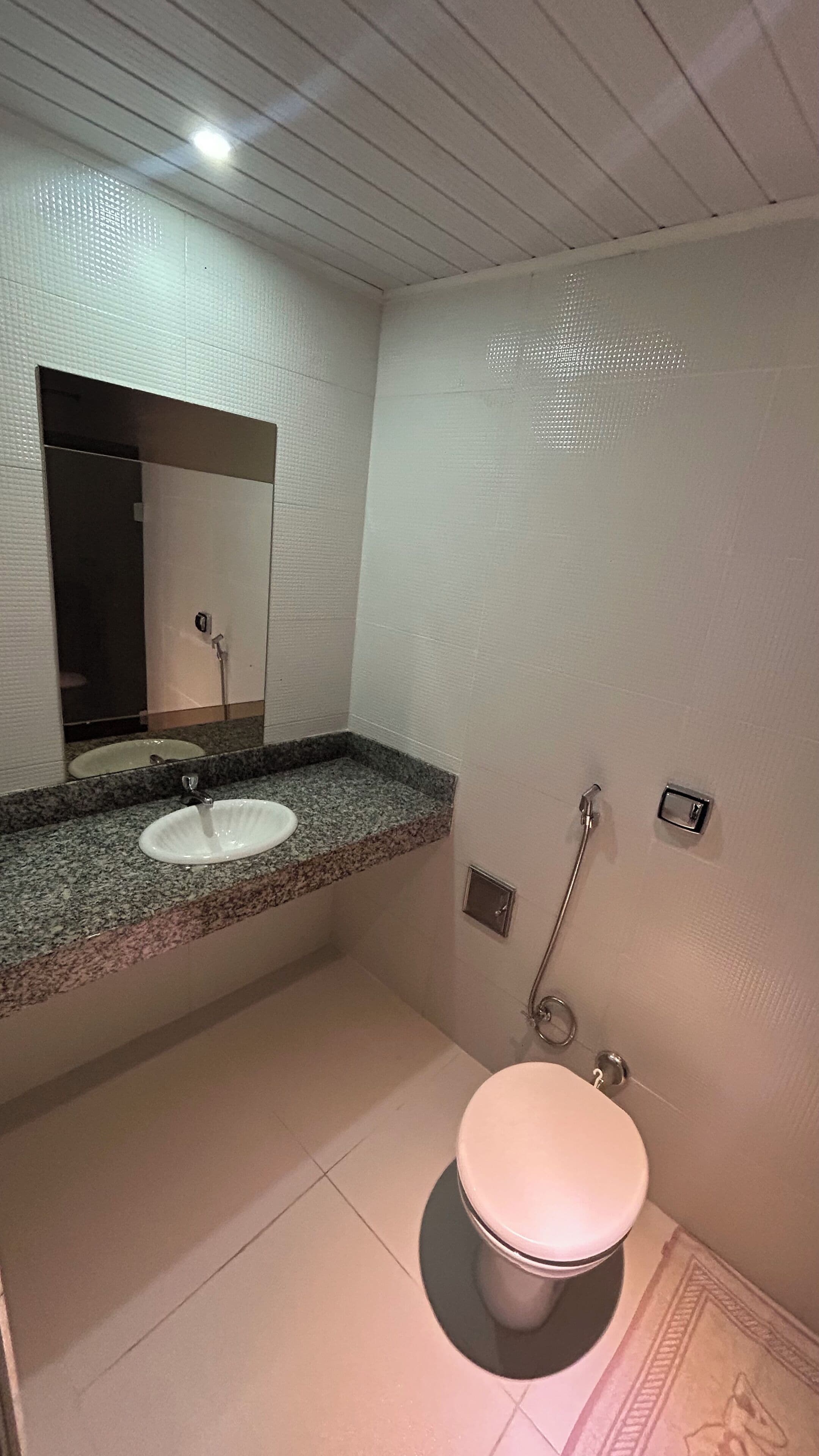 Quarto standard | Banheiro | Produtos de toalete grátis, toalhas de banho, sabonete, shampoo