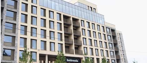 Voorkant van accommodatie