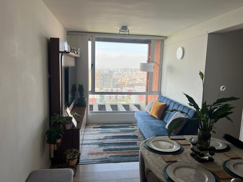 Room with view of the city in Fontibon