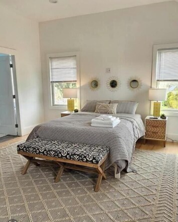 Master bedroom with private bathroom 