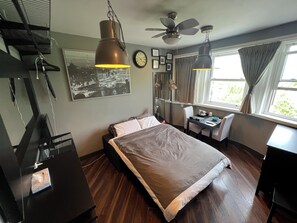 1 dormitorio, tabla de planchar con plancha, cuna de viaje y wifi