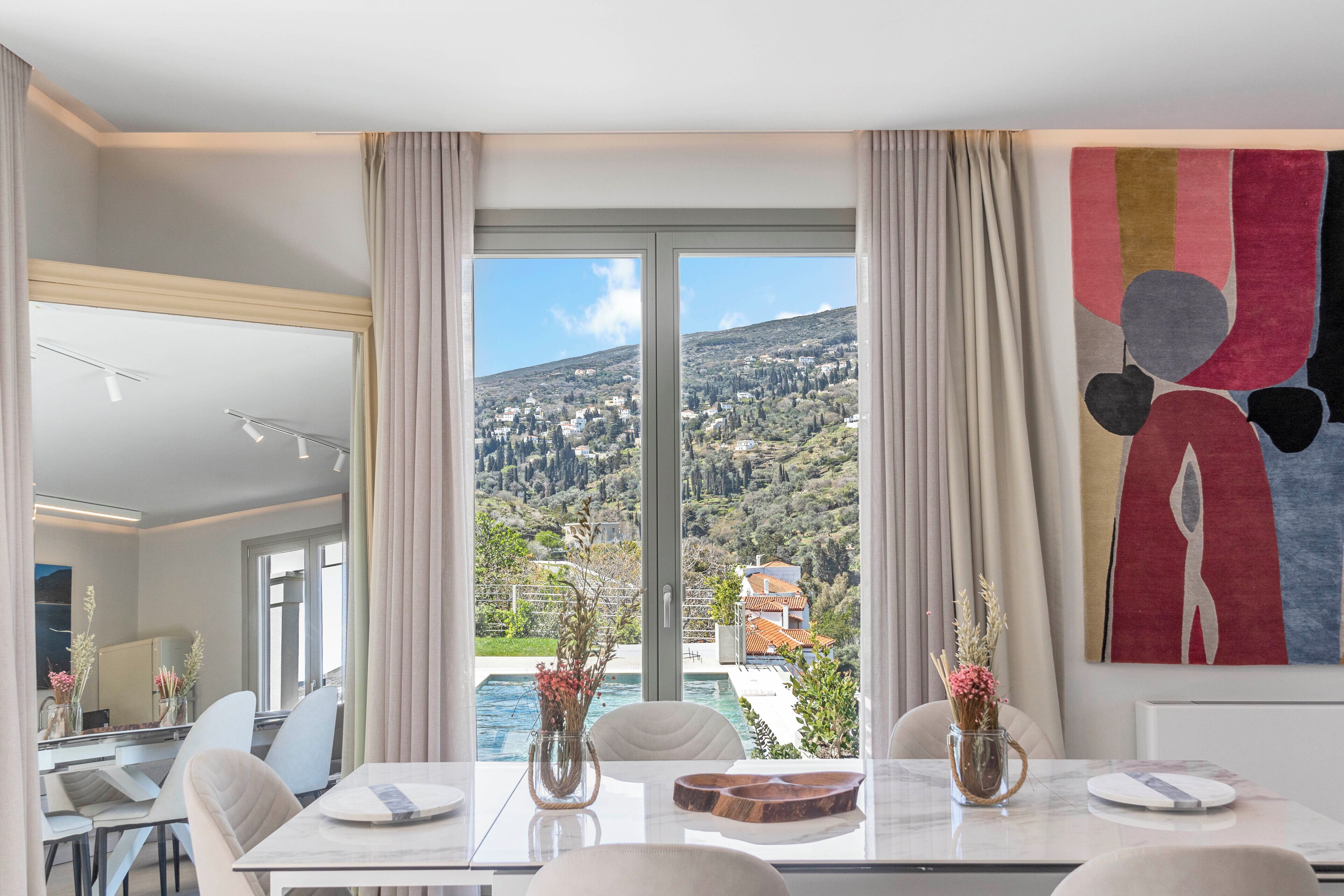 Luxury Villa, 2 Bedrooms, Private Pool, Sea View | 2 bedrooms, desk, laptop workspace, soundproofing