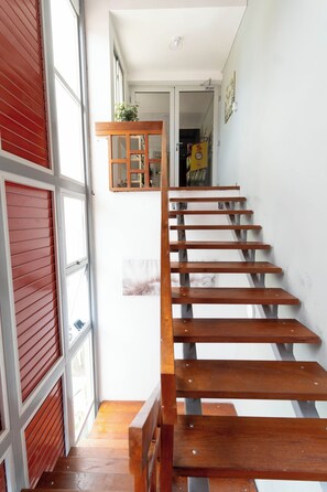 Interior entrance