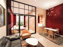 Minibar, caja fuerte, cortinas opacas y sistema de insonorización