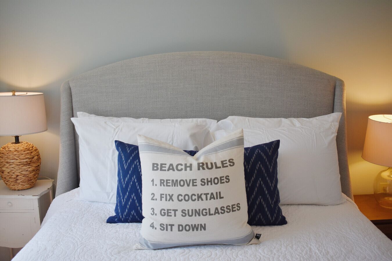 Free WiFi, bed sheets