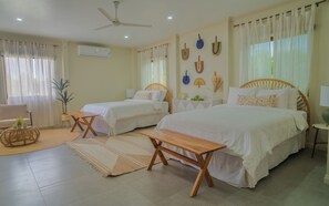 2 عدّة غرف نوم ومكواة/لوح كي وواي فاي