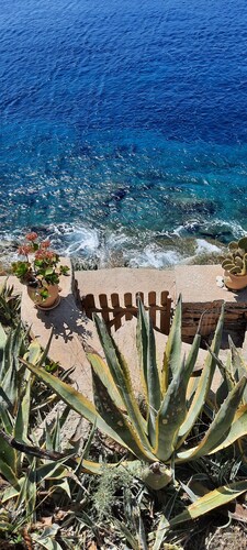 Cycladic House with a Pool. Exceptional views and 2min walk from the beach.