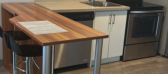 One bedroom in this luxury condo